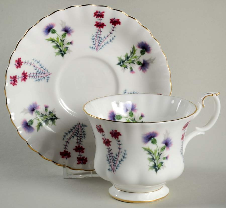 Ullswater Footed Cup & Saucer Set by Royal Albert-1