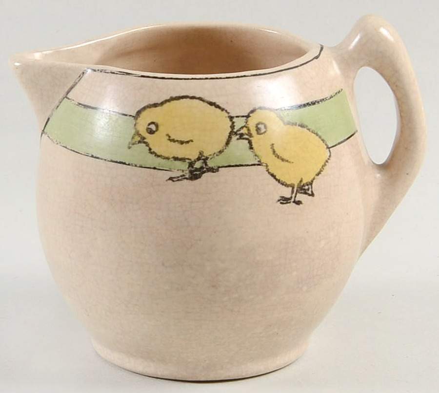 Juvenile Chicks Child's Milk Pitcher by Roseville-1