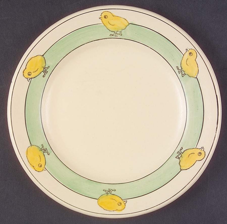 Juvenile Chicks Large Child's Plate by Roseville-1