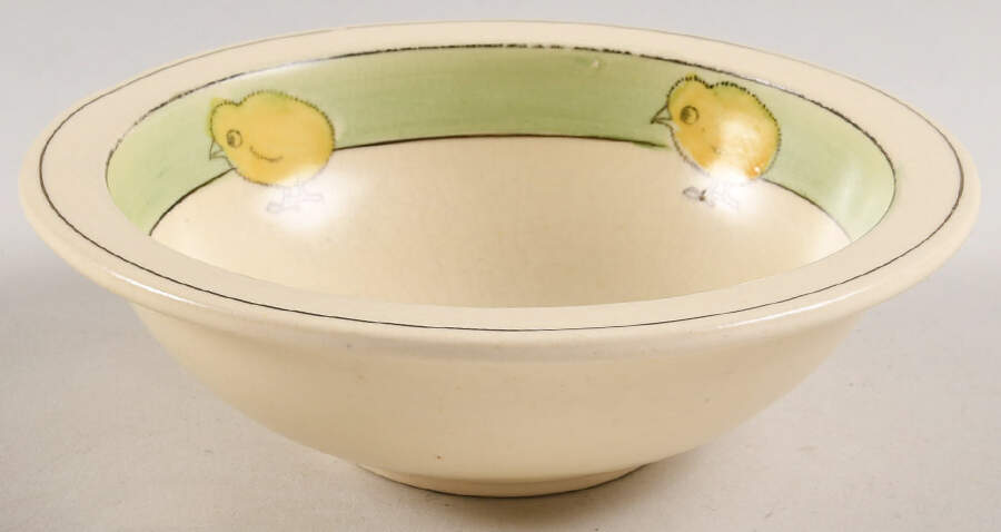 Juvenile Chicks Child's Bowl by Roseville-1