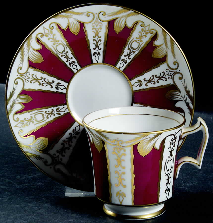 5017A Footed Cup & Saucer Set by Royal Chelsea-1