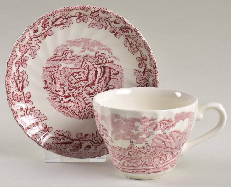 RWX6 Flat Cup & Saucer Set (CUPFL & SAUM1) by Royal Wessex-1