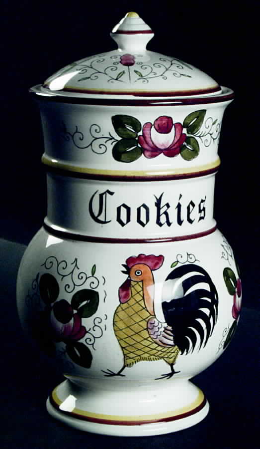 Early Provincial Cookie Jar & Lid by Royal Sealy-1