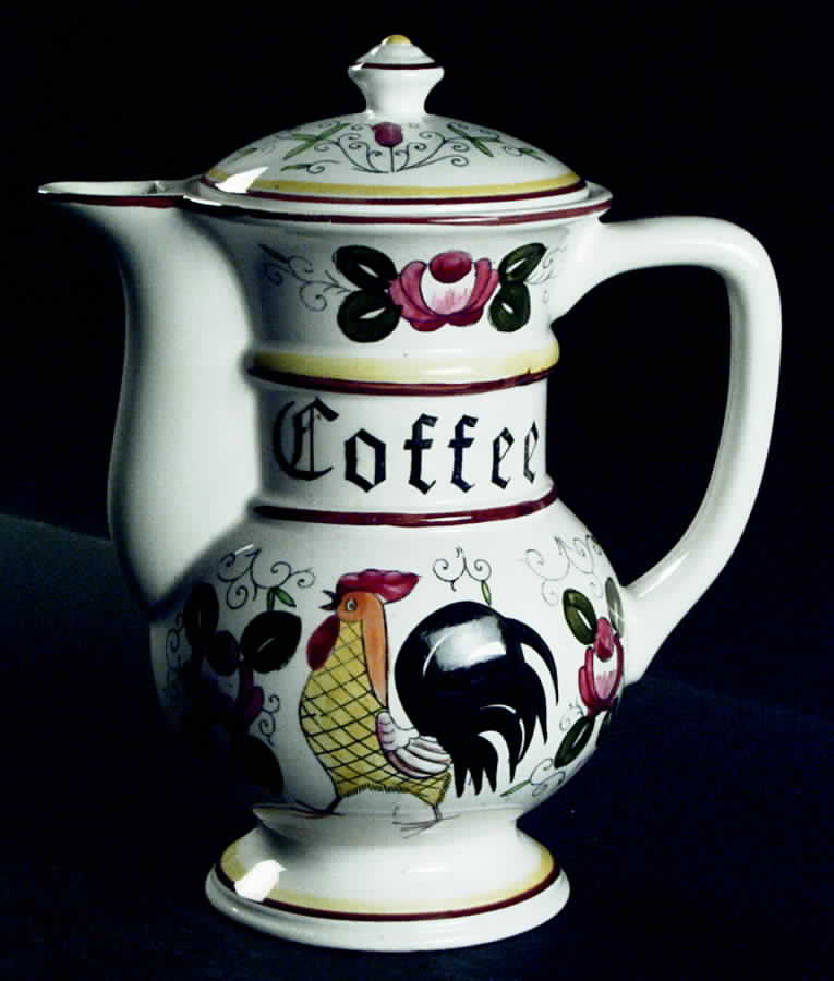 Early Provincial Coffee Pot & Lid by Royal Sealy-1