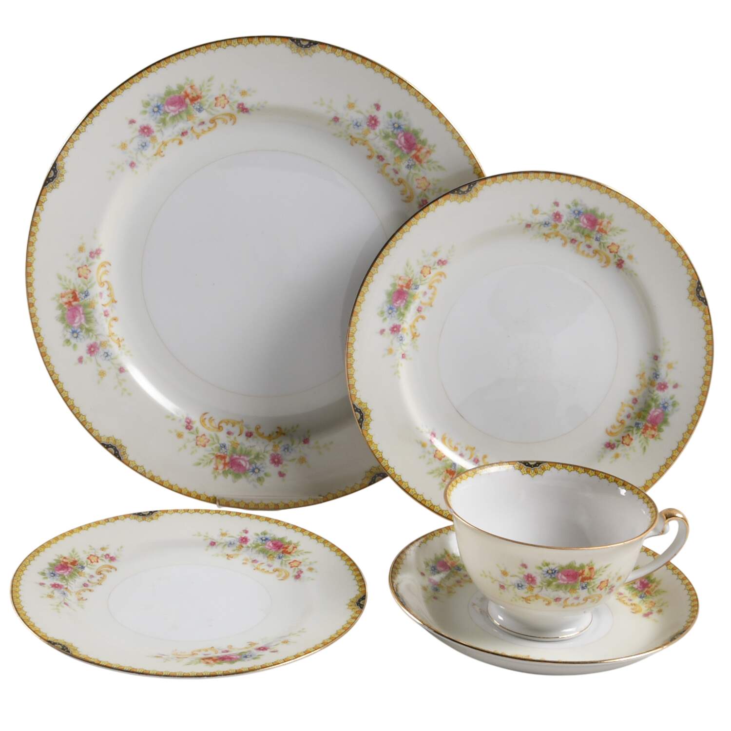 RCJ10 5 Piece Place Setting by Royal China Japan-1
