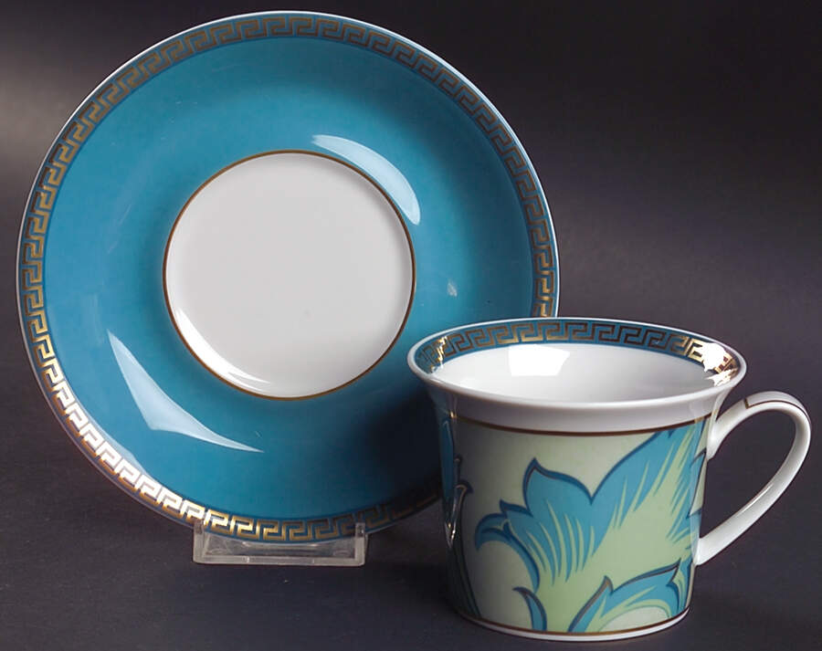 Arabesque Flat Cup & Saucer Set by Rosenthal - Continental-1