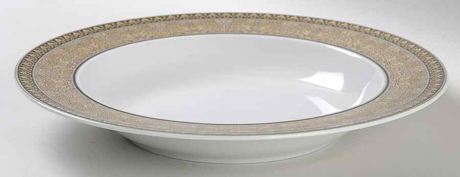 Arcadia (Medusa Gold) Large Rim Soup Bowl by Rosenthal - Continental-1