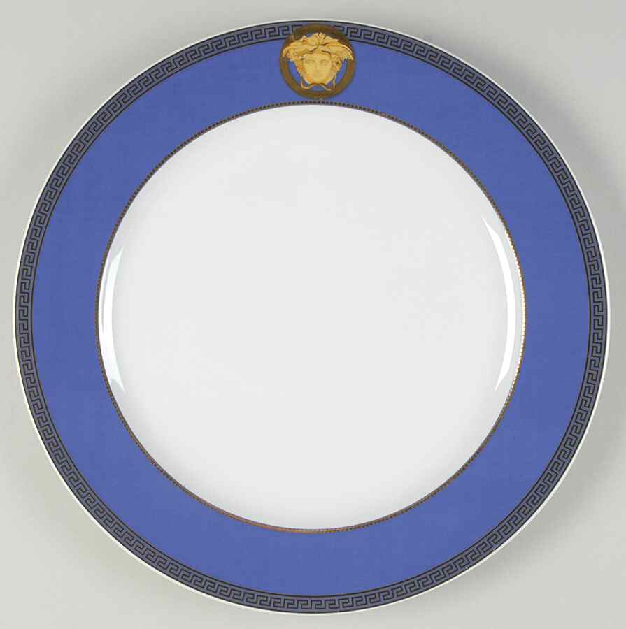 Color Collection Medium Blue (La Mer Blue) Accent Service Plate (Charger) by Rosenthal - Continental-1