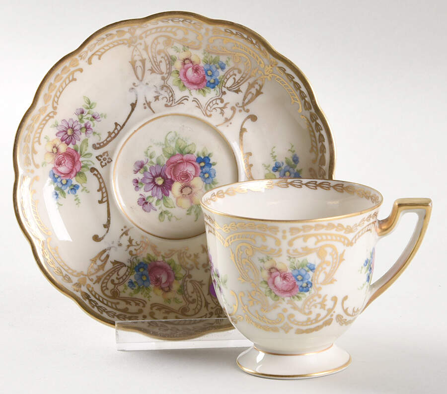 7794 Demitasse Cup & Saucer Set by Royal Bayreuth-1