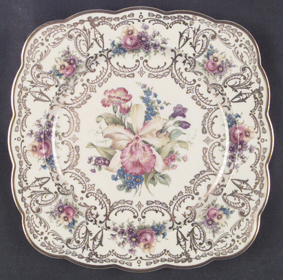 7794 Square Luncheon Plate by Royal Bayreuth-1