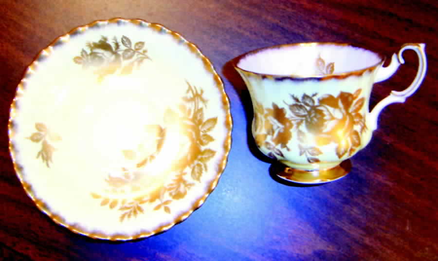 Vintage Series Footed Cup & Saucer Set by Royal Albert-1