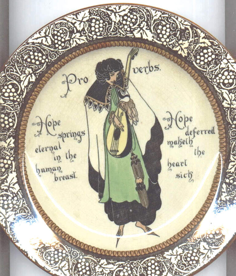Proverbs Rack Plate by Royal Doulton-1