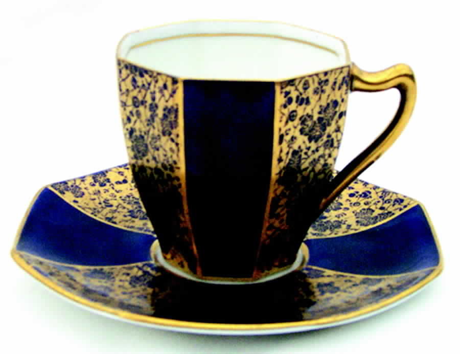 H4058 Footed Demitasse Cup & Saucer Set by Royal Doulton-1