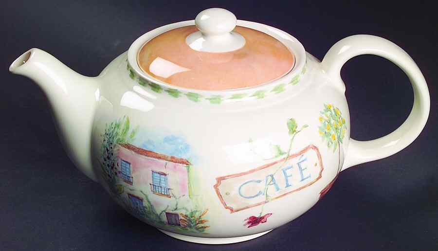 Cafe Provence Teapot & Lid by Royal Stafford-1