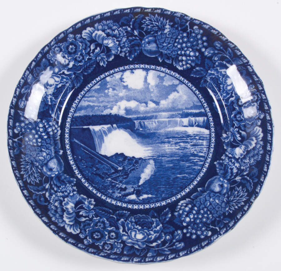 Niagara Falls Dinner Plate by Rowland & Marsellus-1