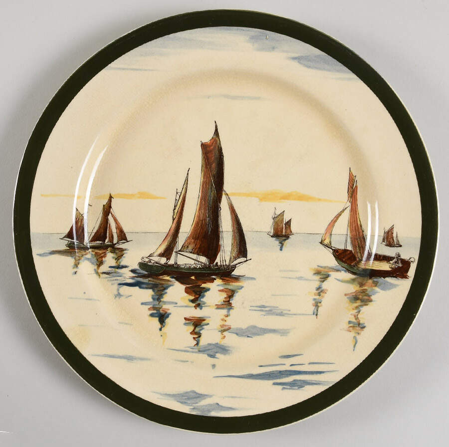 Ships A Dinner Plate by Royal Doulton-1