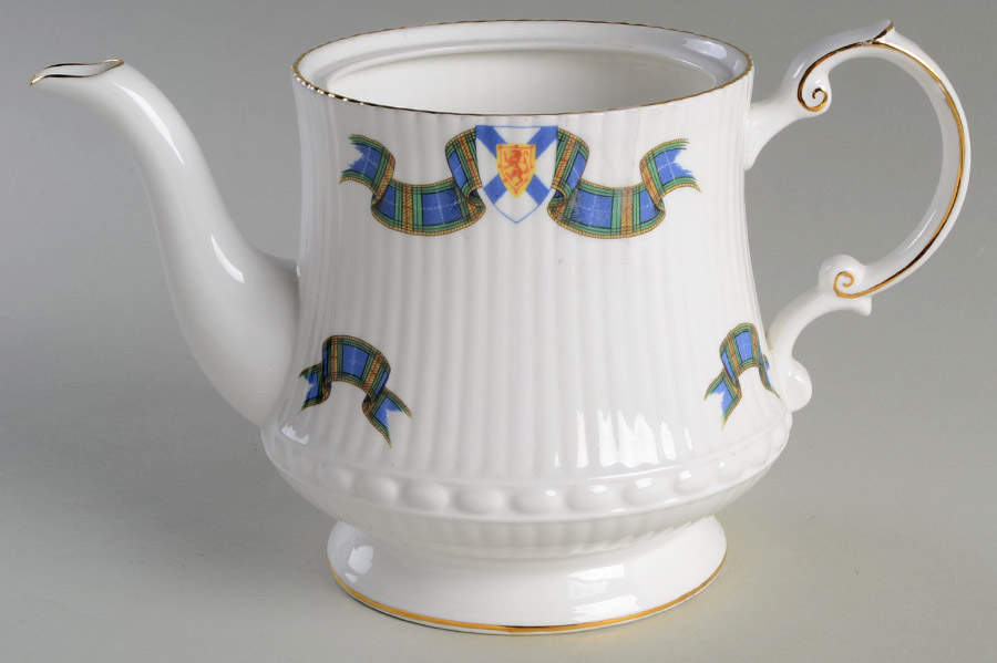 Nova Scotia Tartan Teapot No Lid by Rosina-Queens-1