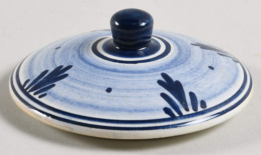 Delfts Blauw Lid for Teapot by Regina (Holland)-1