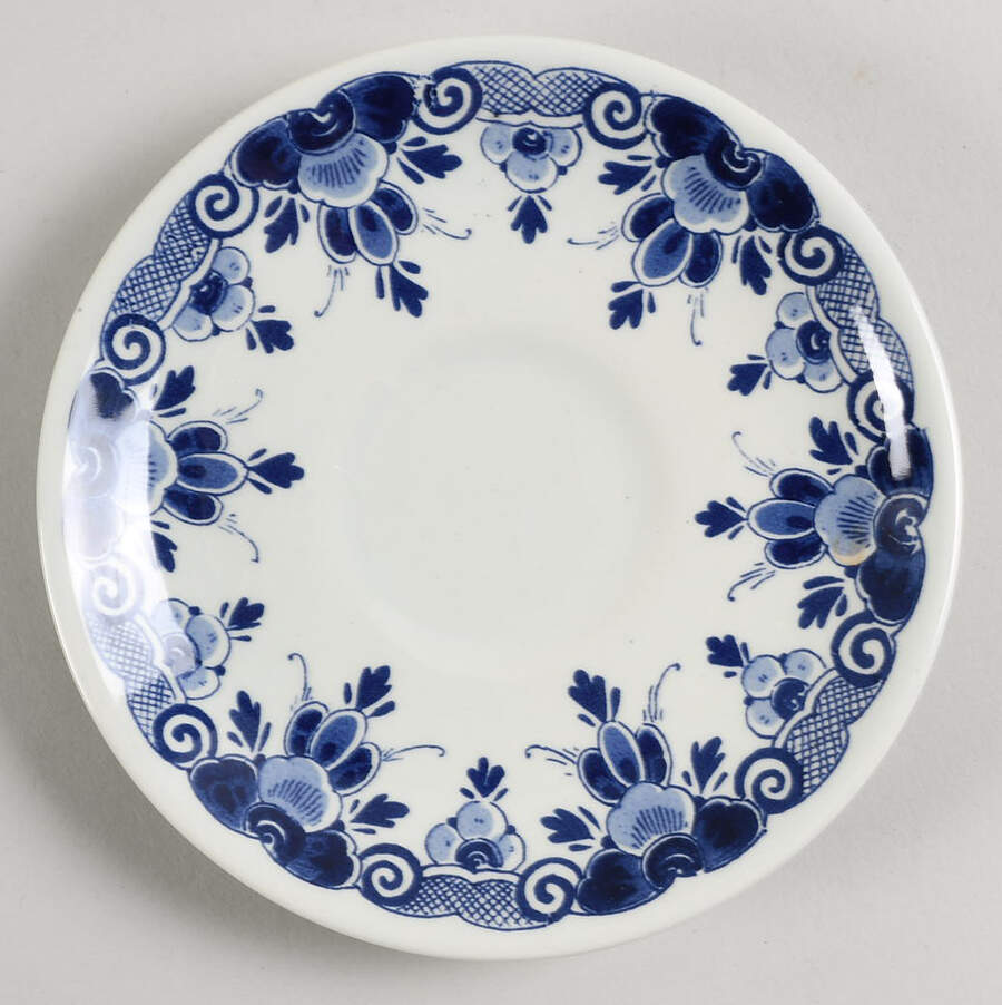 Delfts Blauw Saucer by Regina (Holland)-1