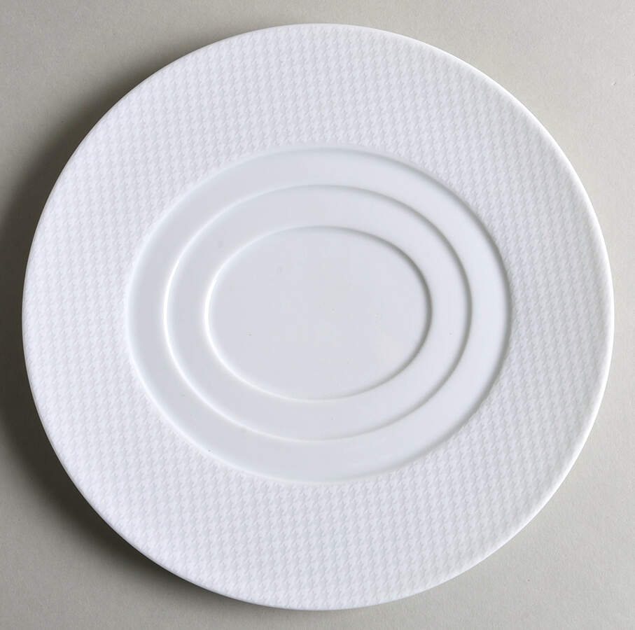 Checks Salad/Dessert Plate by Raynaud-1