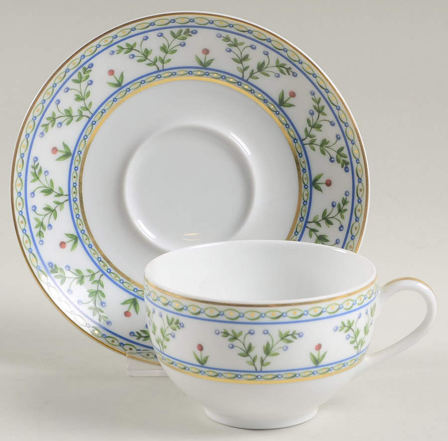Heloise Flat Cup & Saucer Set by Raynaud-1