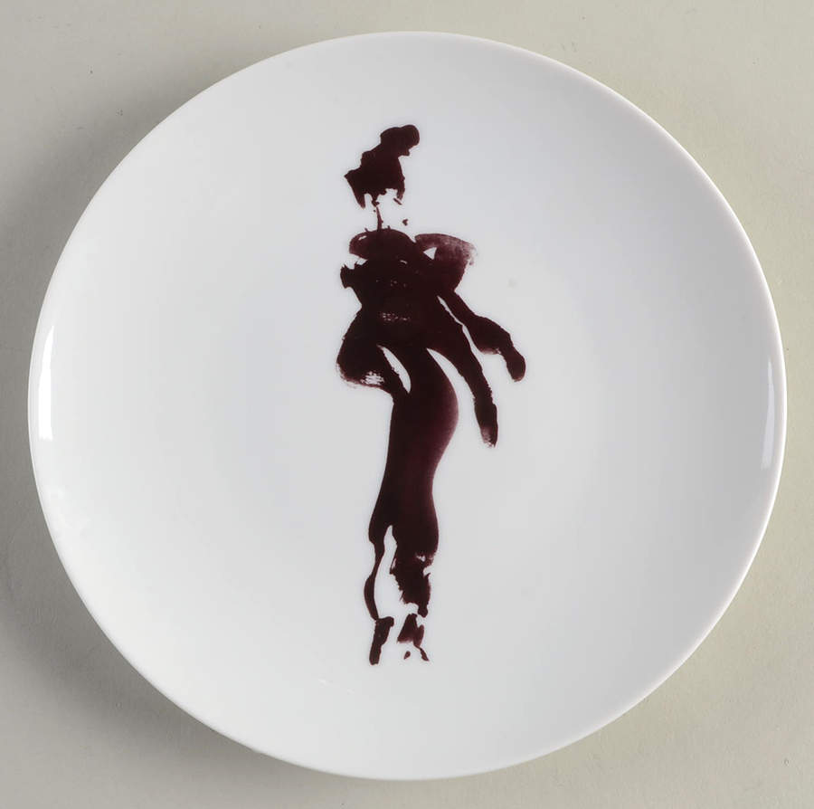Marquises & Mandarins (White) Coupe Luncheon Plate by Raynaud-1