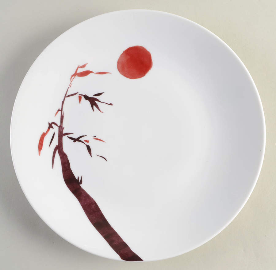 Marquises & Mandarins (White) Coupe Dinner Plate by Raynaud-1