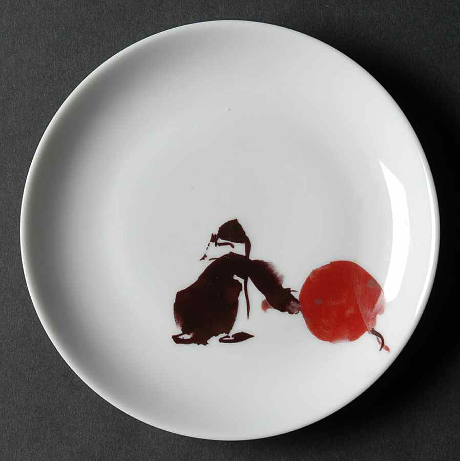 Marquises & Mandarins (White) Coupe Bread & Butter Plate by Raynaud-1