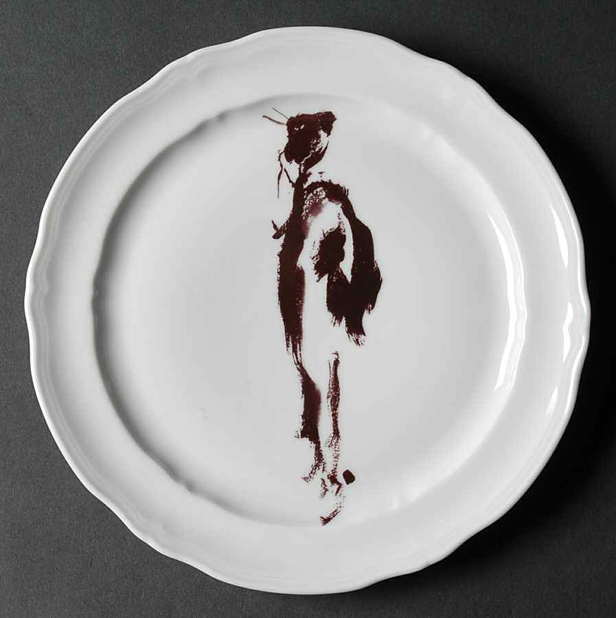 Marquises & Mandarins (White) Luncheon Plate by Raynaud-1