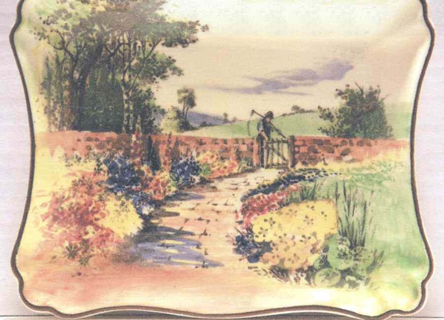 Country Garden 8" Rectangular Tray by Royal Doulton-1