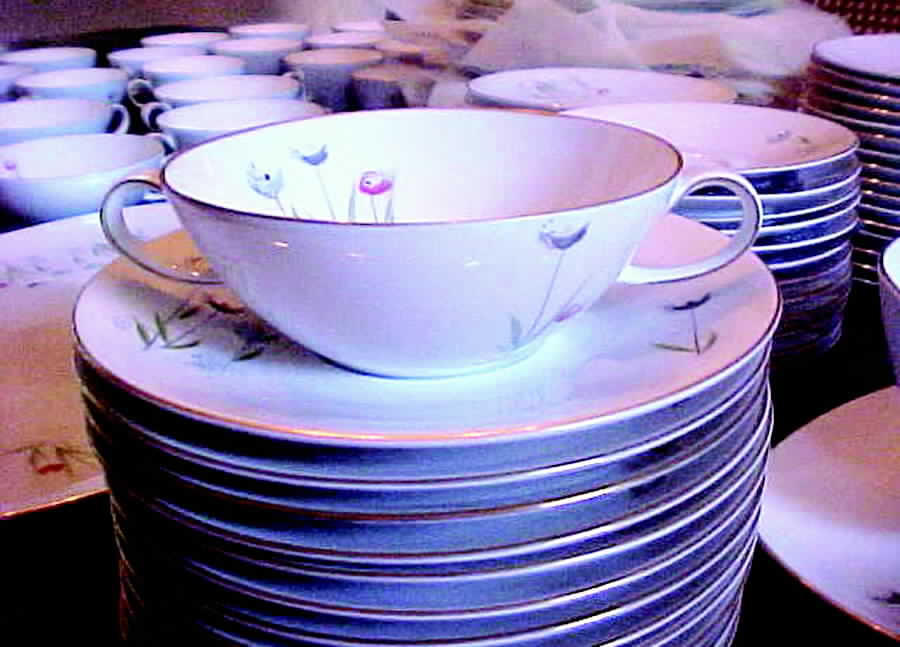 3390 Flat Cream Soup Bowl & Saucer Set by Rosenthal - Continental-1