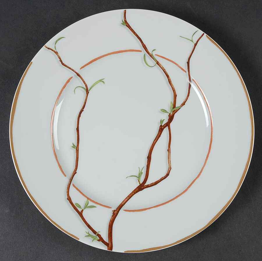 Nature Celadon Dessert Luncheon Plate by Raynaud-1