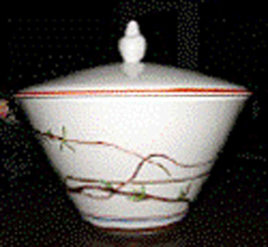 Nature Celadon Tureen &  Lid by Raynaud-1