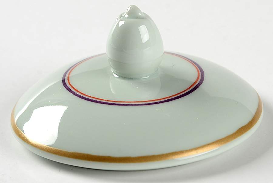 Nature Celadon Lid for Mini Sugar Bowl by Raynaud-1