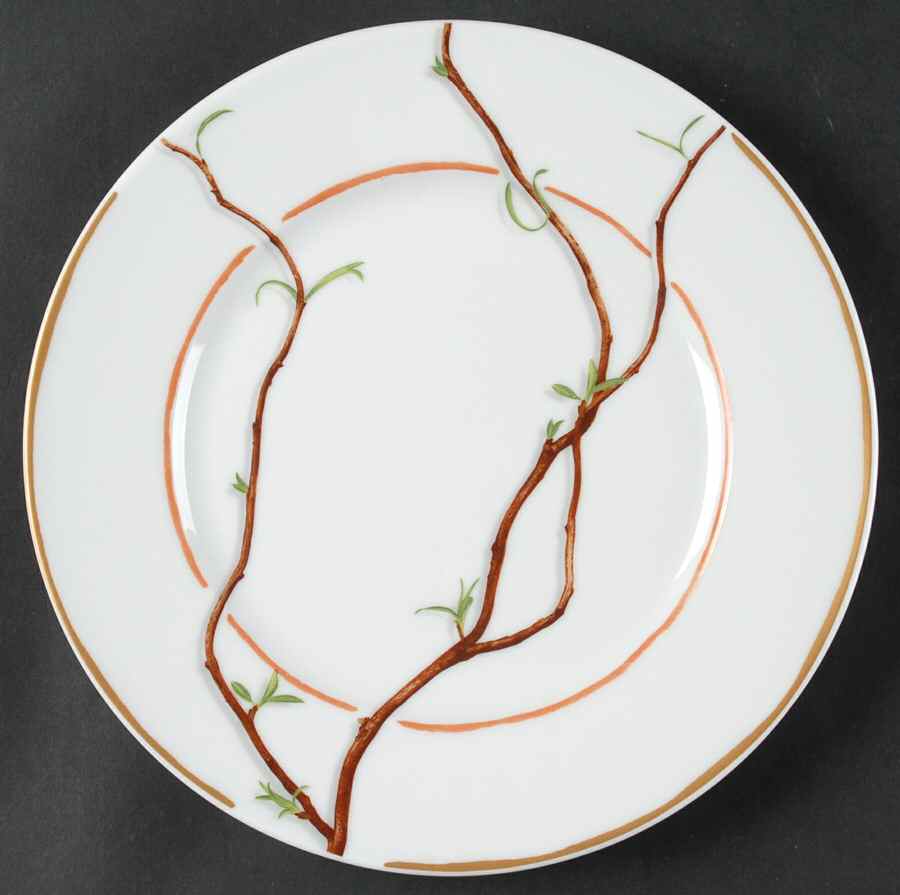 Nature Ivory Dessert Luncheon Plate by Raynaud-1