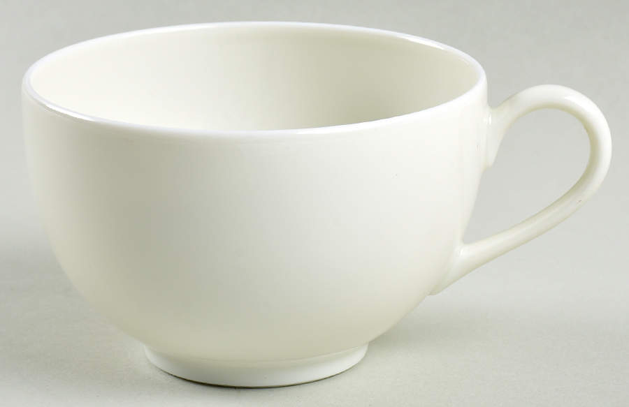 Organics Ivory Flat Cup by Raynaud-1