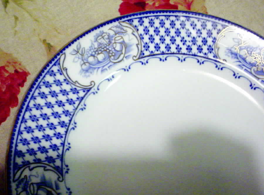 Richmond (Blue Fruit) Dinner Plate by Royal Winton-1