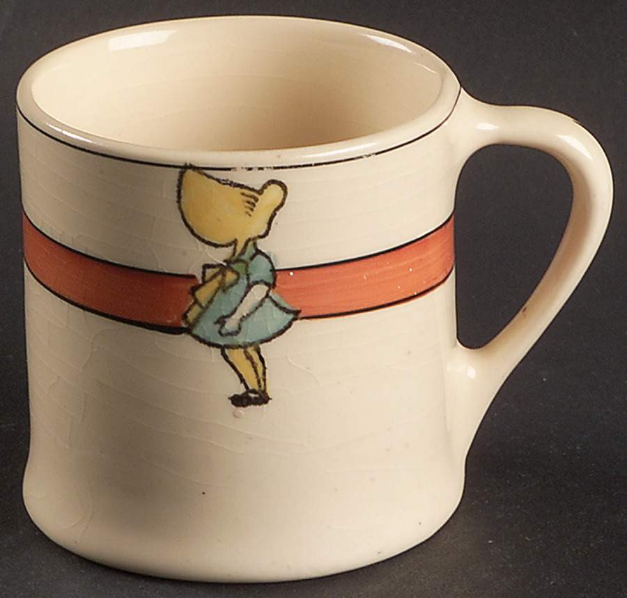 Juvenile Sunbonnet Girl Child's Mug by Roseville-1