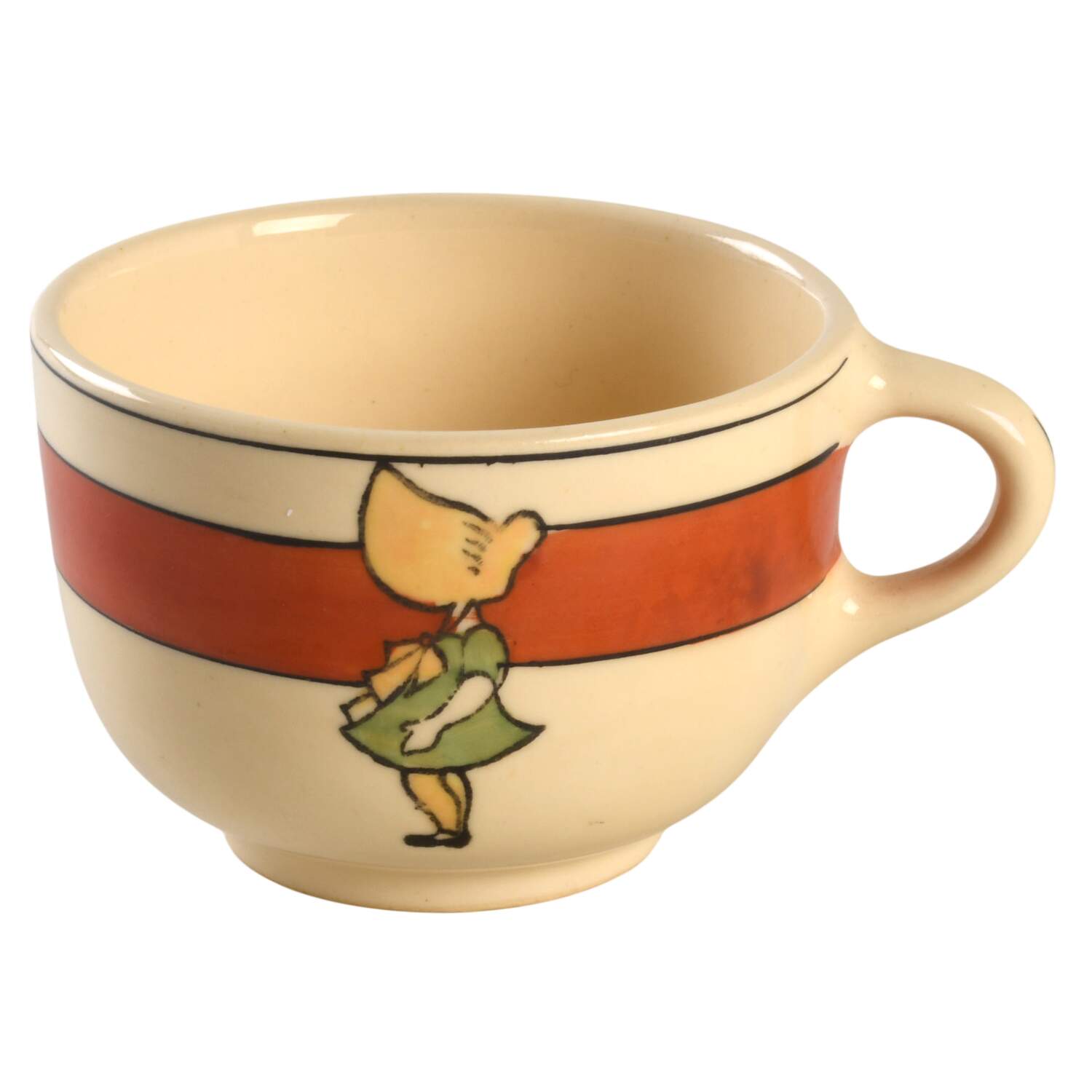 Juvenile Sunbonnet Girl Child's Cup No Saucer by Roseville-1