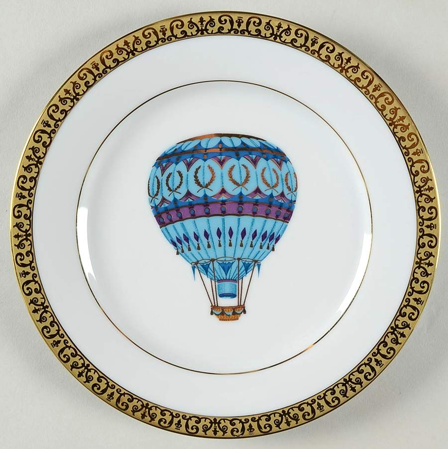 Gold Buffet (Balloon) Salad Plate by Royal Gallery-1
