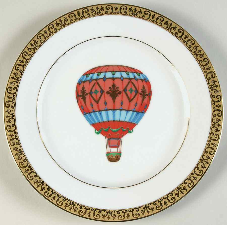 Gold Buffet (Balloon) Salad Plate by Royal Gallery-1