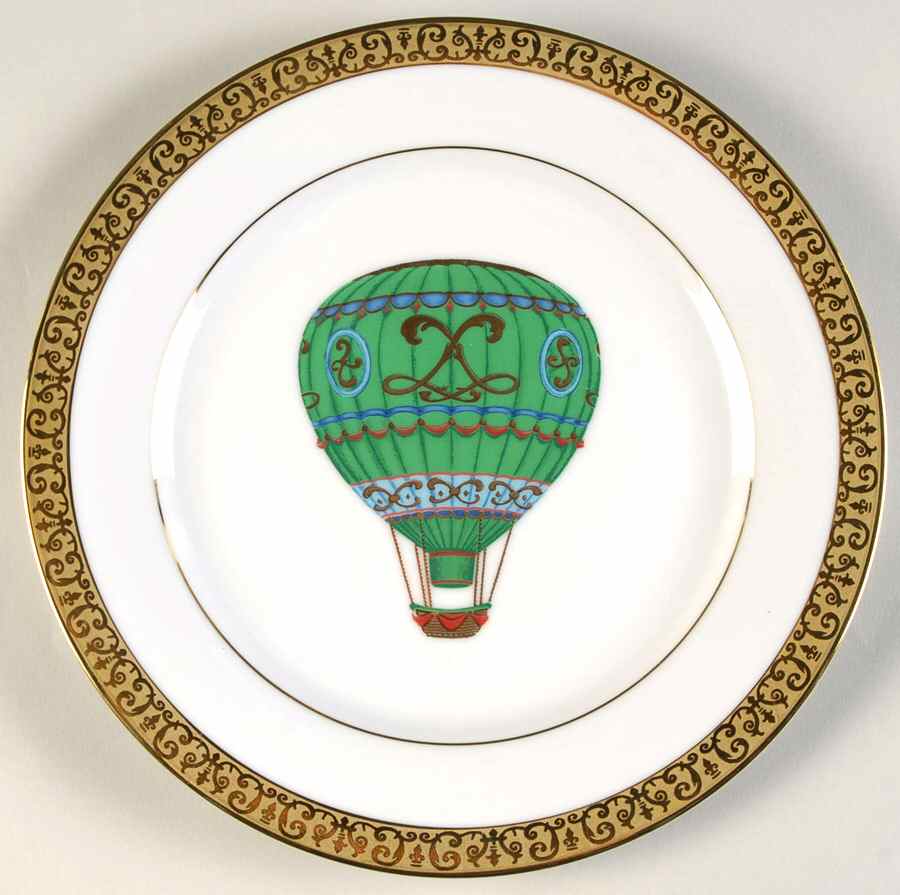 Gold Buffet (Balloon) Salad Plate by Royal Gallery-1