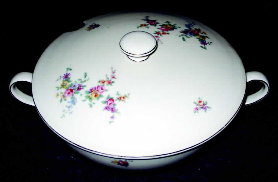 ROI55 Tureen &  Lid by Royal Ivory (Czech, Germany)-1