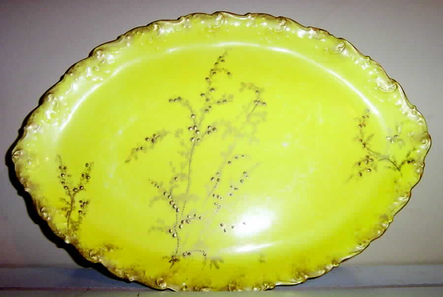 897-3969 14" Oval Serving Platter by Royal Crown Derby-1