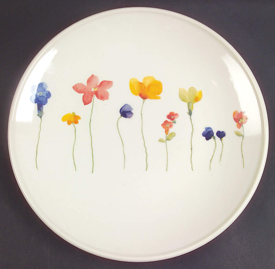 Scattered Flowers Dinner Plate by Royal Stafford-1