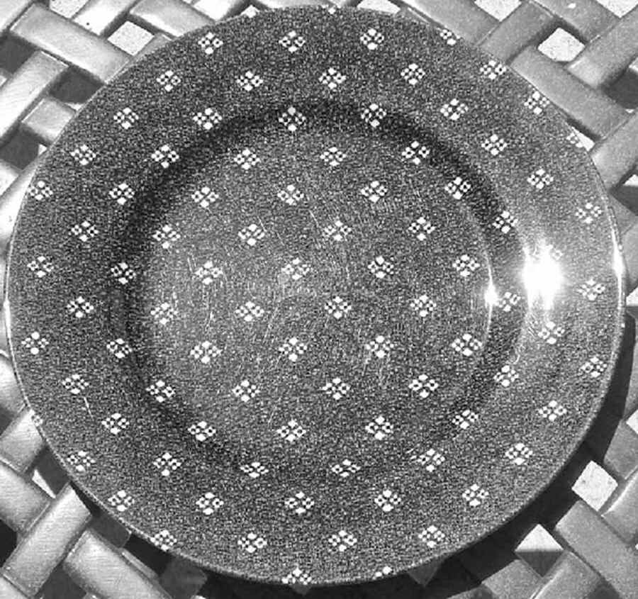 Burlington Black Dinner Plate by Royal Stafford-1
