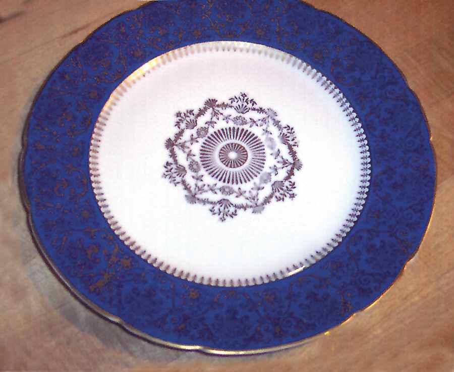 ROI56 Luncheon Plate by Royal Ivory (Czech, Germany)-1
