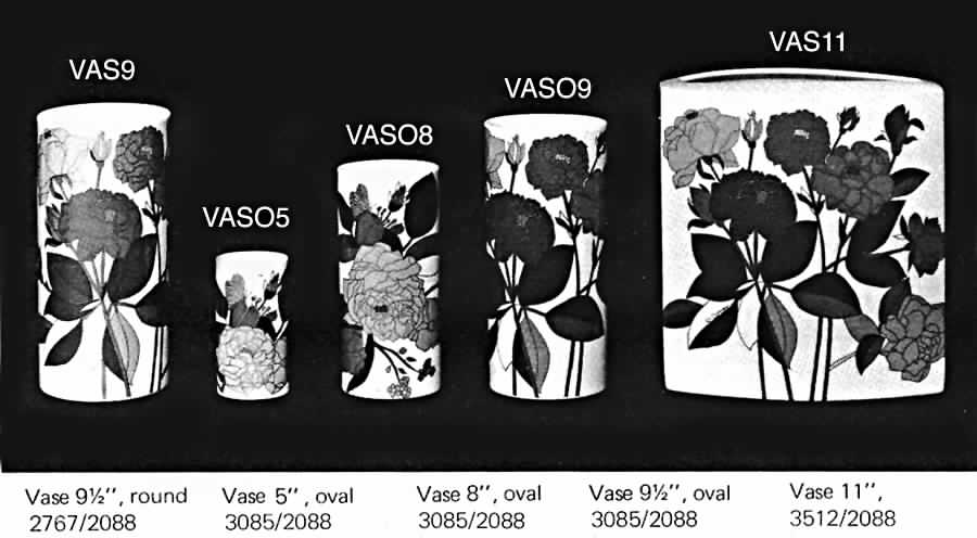 American Beauty Rose 9" Vase by Rosenthal - Continental-1