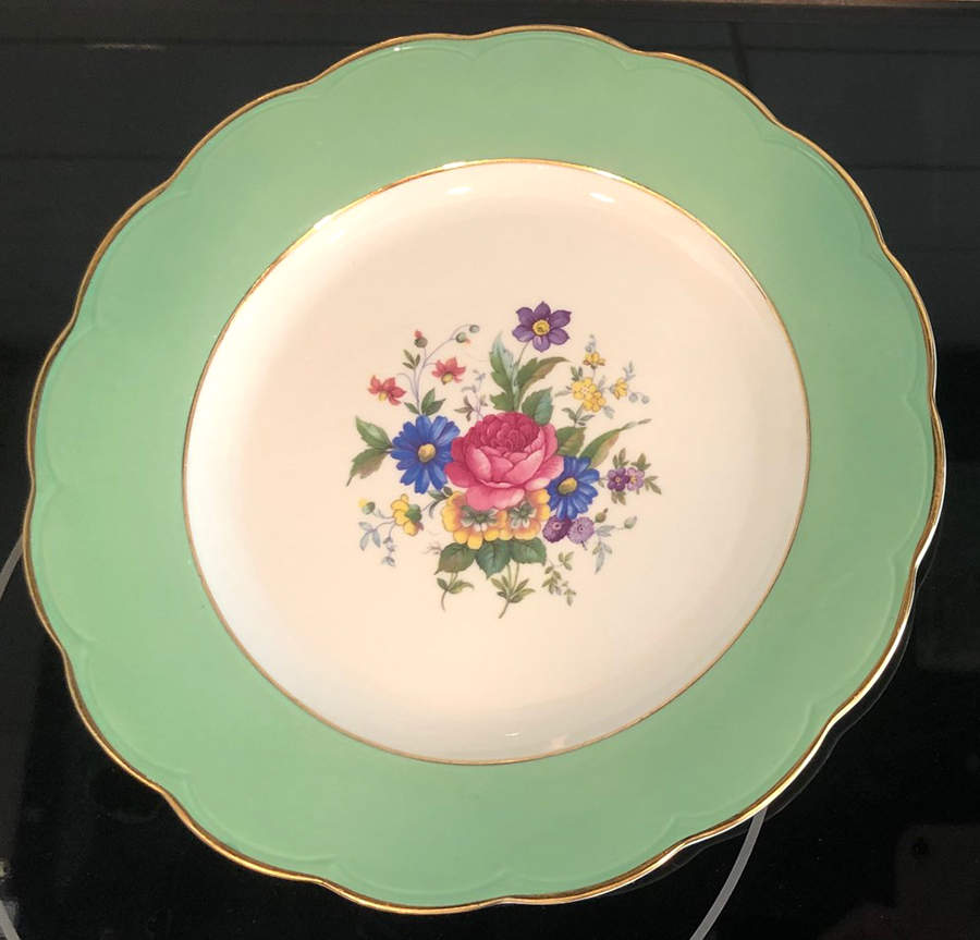 Ardalt Teal Salad Plate by Royal Bayreuth-1