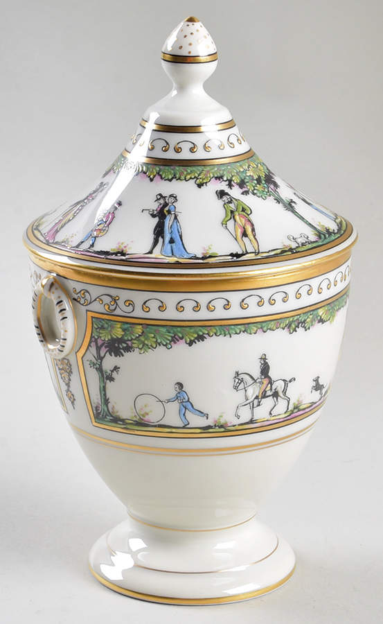 Palais Royal Sugar Bowl & Lid by Raynaud-1